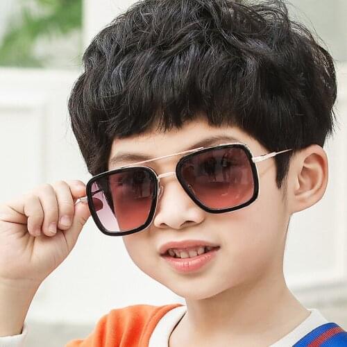 RILIXES Cool Baby Boy Girls Kids Sunglasses Top Fashion Metal Legs Sunglasses Children Sun Glasses