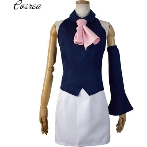 Anime The Seven Deadly Sins Cosplay Costumes Elizabeth Sexy Dress Suits Blue Uniform Outfits Halloween Women Disfraz Girls Men