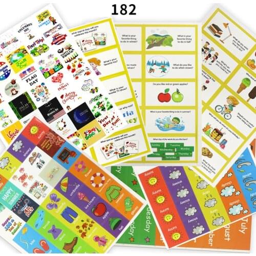 Creative Calendar Hanging Bag Learning Toy Pocket Chart Weather Month Season Meaningful Events Educational Board Kindergarten