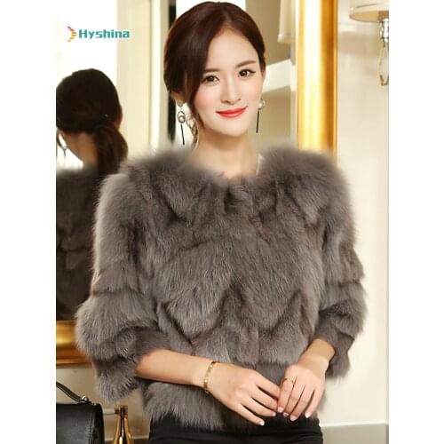 Fox Fur Fur Fur Coat Winter New Fashion Thin Short Fur One Coat Woman