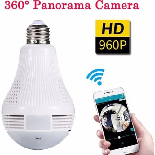 360 Degree Panorama mini Video Camera Wifi IP Light Bulb Surveillance 960P Cam CCTV Motion Sensor Night Vision DV MICRO Recorder