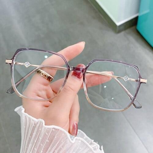 Glasses Women Men Computer Blue Light Eyeglasses 2021 Decorative Blocking UV400 Optical Eyewear Frame