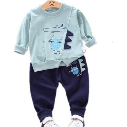 Toddler Boys Clothes Spring Autumn Kids Clothes Cartoon Top+Pant 2pcs Outfit Suit Children Costumes For Boys Clothing