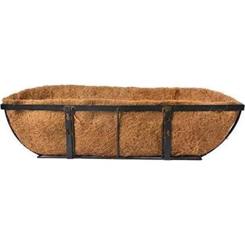 Natural Coconut Fiber Cushion Trough Planter Liner For Window Outdoor Garden Flower Pot Wedding Decoration Flower Basket Decor