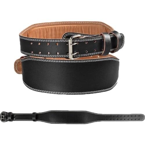 Adjustable Leather Weightlifting Belt Lumbar Training Waist Protection Back Support Gym Crossifit Bodybuilding Fitness Belts