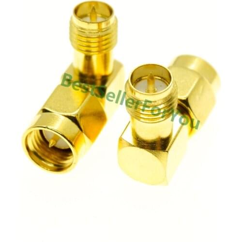 SMA male plug to RP-SMA female RPSMA Jack right angle 90 RIGHT ANGLE RF adapter connector
