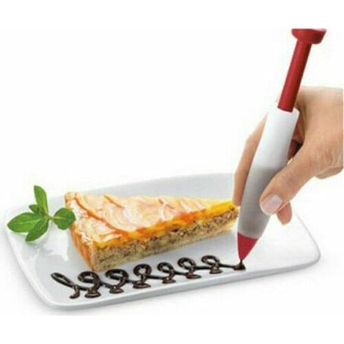 Silica gel Syringe Writing Pen Chocolate Decorating Tools Cake Mold Cream Cup Cookie Icing Piping Pastry Plate Nozzles kitchen