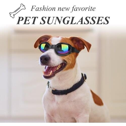 Foldable Pet Dog glasses medium Large Dog pet glasses Pet eyewear waterproof Dog Protection Goggles UV Sunglasses