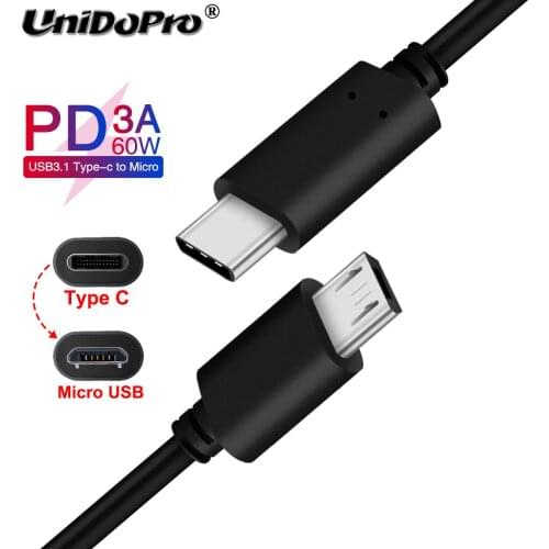 Type C USB-C To 5pin Micro USB Cable Type-C USB-C 3.1 Microusb Cable OTG Usb C Fast Charging Data Sync For Macbook USBC Device