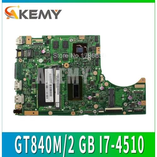 TP500LN GT840M/2 GB Graphics card -I7-4510/4500-4G RAM Motherboard For ASUS TP500L TP500LJ TP500LD Notebook notebook motherboard