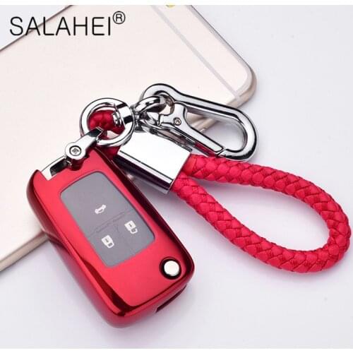 TPU+PC Car Key Case Cover Shell For Chevrolet Cruze Aveo for Buick VAUXHALL OPEL Insignia Astra J Zafira C Interior Accessories