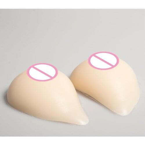 High Quality Silicone Boobs 1000g/pair Mastectomy Asymmetrical Silicone Breast Forms Cosplay Realistic Fake Boobs