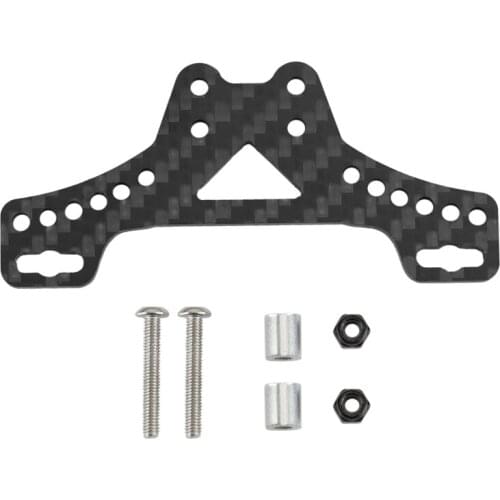 Carbon Fiber Rear Shcok Tower Damper Stay for Tamiya XV01/XV-01 Pro/XV-01T 1/10 RC Car Upgrades Parts