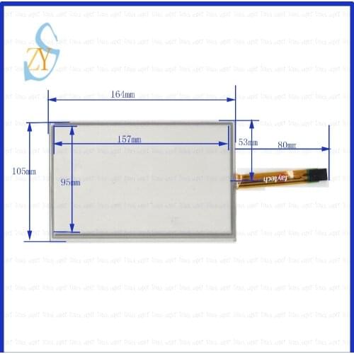 ZhiYuSun FT6632 164mm*105mm New 7Inch Touch Screen 164*105 for tble compatible gps touch incloud USB card