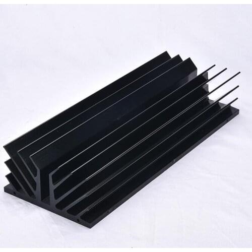 1pcs Oxidation aluminum black PASS amplifier heatsink big class A Pass amplifier heatsink