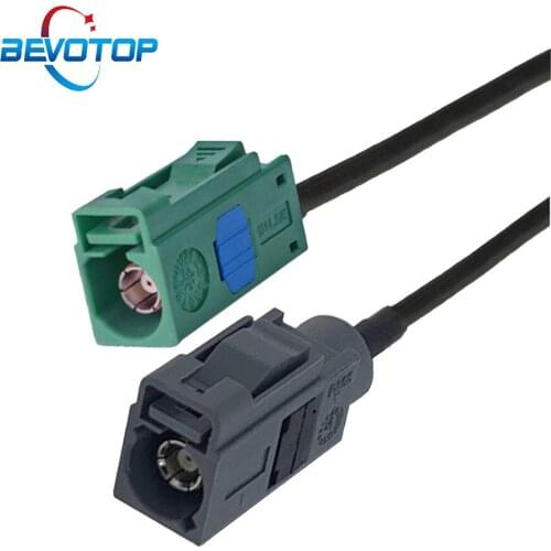 1PCS SMB FAKRA E Female to Fakra G Female Jack RG174 RF Coaxial Cable Auto Car Navigation GPS Antenna Extension Cord Pigtail