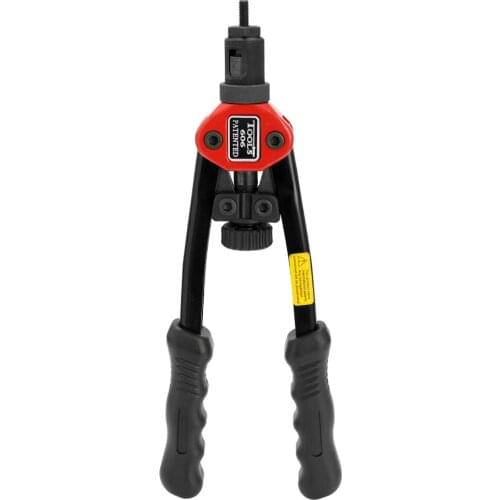 12in Labor-saving Hand Riveter BT-606 Double Insert Manual Rivet Machine Riveting Tools with Nuts