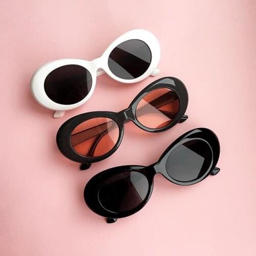 2021 Fashion Cobain glasses oval sunglasses ladies trendy hot Vintage retro sunglasses Womens eyewear UV