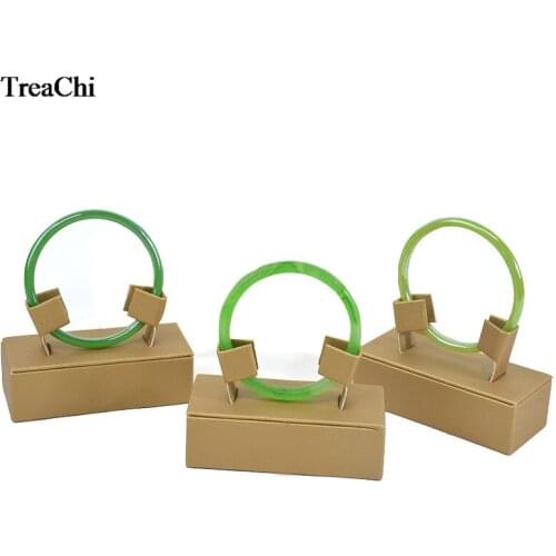 3pcs/lot Gold PU Jewelry Display Bracelet Stand Holder Jewellery Organizer Cases Bangle Rack