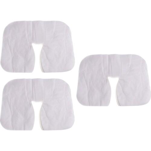 300x Breathable Disposable Bed Massage Face Hole Cover Salon Hollow Pad