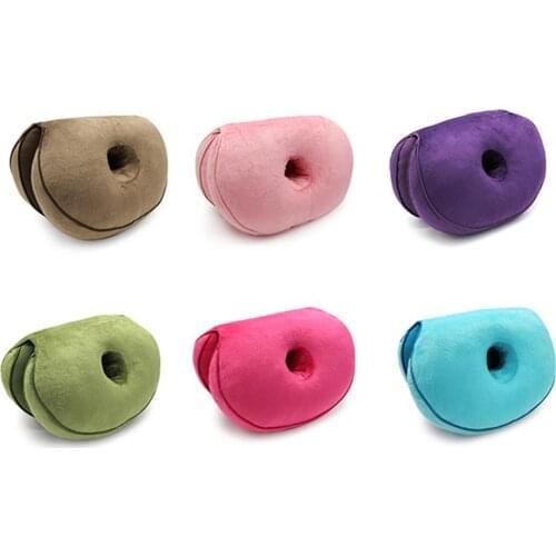 6-color Multifunctional Dual Comfort Memory Foam Hip Lift Car Seat Cushions Posture Correction Shape Buttock Cushion