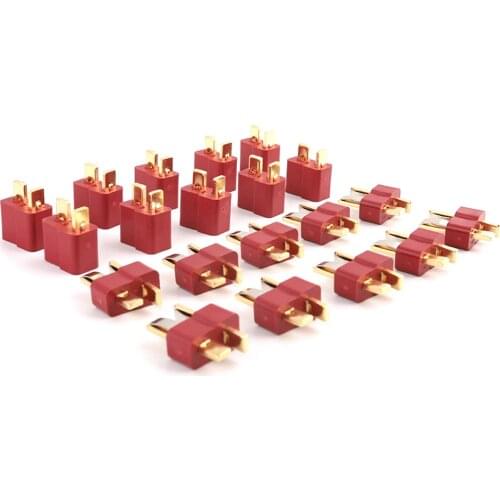 RC Car Sets T Plug Male & Female Deans Connectors Style For LiPo Battery Connector Charger Connector Interface