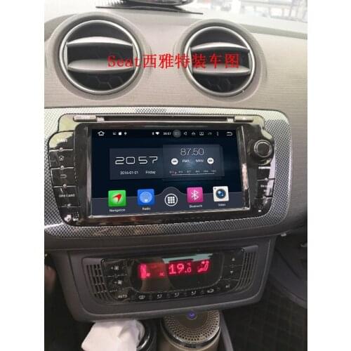 7"octa core touch screen android 9.0 car dvd multimedia player for seat IBIZA 2013 audio auto RAM 4G ROM 64G WIFI Bluetooth