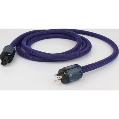 Hifi Audio 4N OFC Copper 10AWG cable US AC Power cord cable AC Mains Power cable with P-037 power plug connector jack