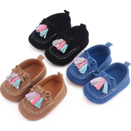 Bobora Baby Boy Girl Shoes Boy Leather Shoes Toddler Soft Sole Anti-slip First Walkers Infant Newborn Crib