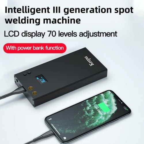 2021 7500mAh LCD Display Mini Spot Welding Machine For 18650 Battery Spot Welder 70 Gears Adjustable Spot Welding Machine