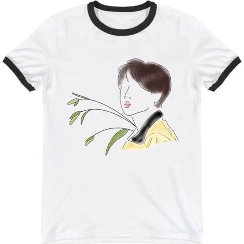 New Arrival 2021 Kawaii Clothes Agust D Cartoon Prinnt Tshirt Femme WomenS Clothing Korean Version Of Kpop T-Shirt Female Tops