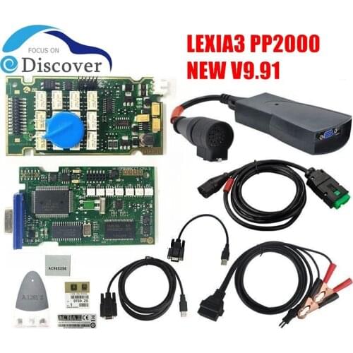 Full Chips Gold Edge V9.91 Lexia3 PP2000 PSA XS Evolution Diagbox V7.83 V8.55 Lexia 3 For Citroen/Peugeot Super Firmware 921815C