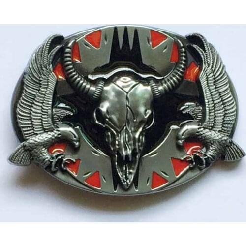 Western Bull Eagles Belt Buckle SW-BY879 suitable for 4cm wideth belt with continous stock