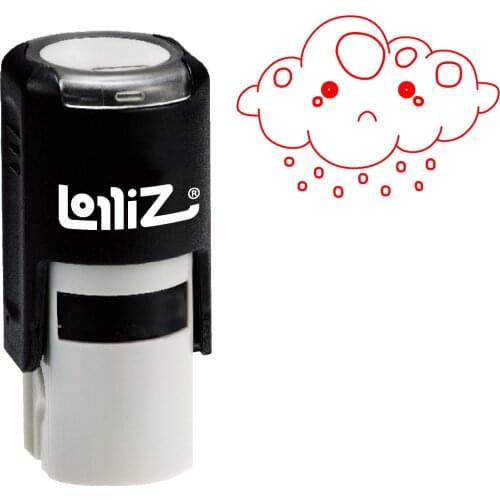LolliZ "Rain Cloud" Pre-Inked Rubber Stamp