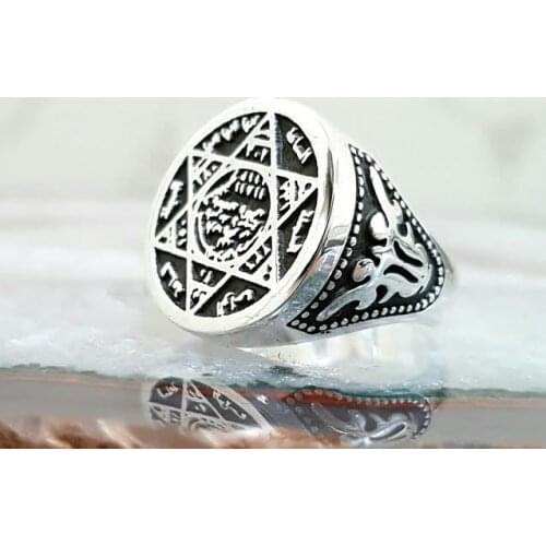 Mühr-ü Solomon David Star Silver Ring
