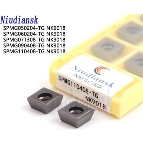 SPMG050204 SPMG060204 SPMG07T308 SPMG090408 SPMG110408 TG NK9018 high quality U drill CNC Carbide Insert for Stainless Steel