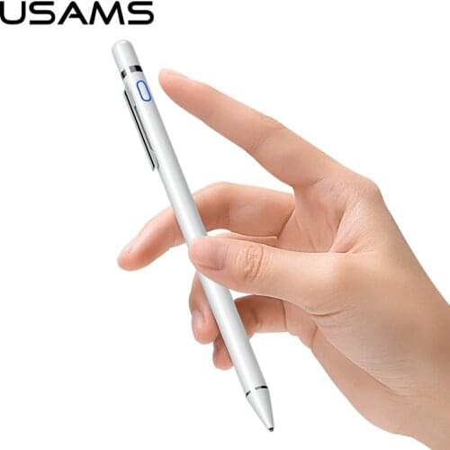 USAMS Active Stylus Pen For iPad Pro 11 12.9 2020 2018 2019 Air 4 7th 8th Capacitive Screen Touch Pen For Apple iPad Pencil