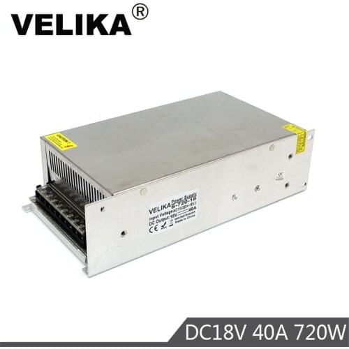 Small Volume Single Output Adjustable Switching power supply 720W 18V 40A Led driver for CNC CCTV 3D Printer Stepper Motors DIY