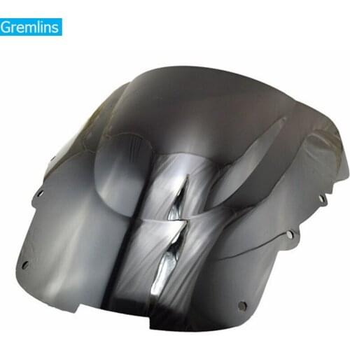 Motorcycle WindScreen For CBR1100XX 1996-2007 CBR 1100XX 96-07 Black Blue Transparent Windshield WindScreen Double Bubble