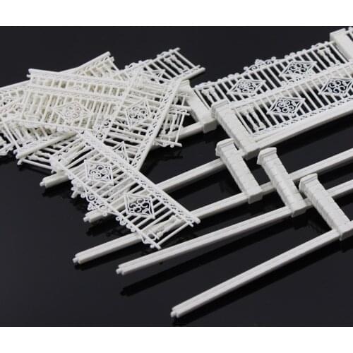 1:100 Architecture Fence For Model Train Railway 3cm Model Train Ho Scale Railway Modeling