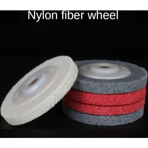 1 Pcs 5P/7P/9P Angular Nylon Wheel 100 Stainless Steel Polishing Sheet Fiber Angle Grinding Sanding disc Roda Angular de Nylon