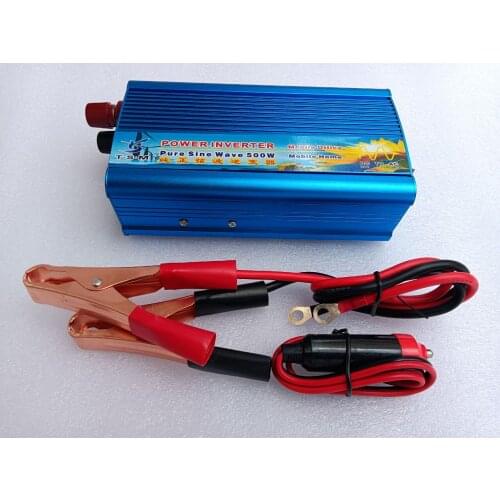 Off grid 12v 110v 60hz pure sine wave inverter 500w solar inverter