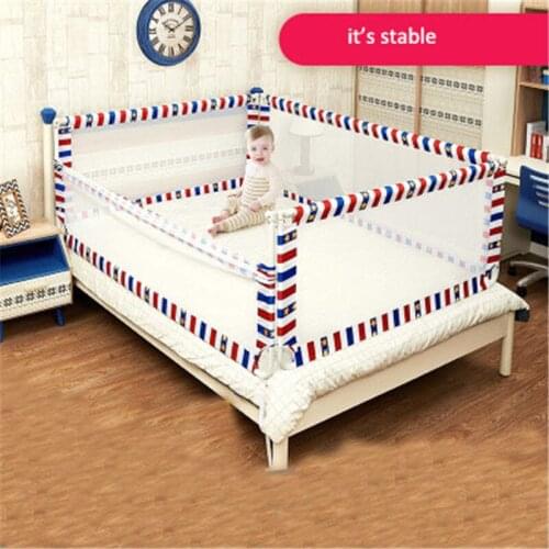 1.5m-1.8m-2m large bed fence for baby lifting railing baffle kid infant safety crib fence barrier for bed infant guardrail