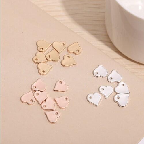 Anklet Accessories Bracelet Pendant Earring Necklace Jewelry Heart-shaped DIY Small Fashion Charm Bracelet Necklace Discovery