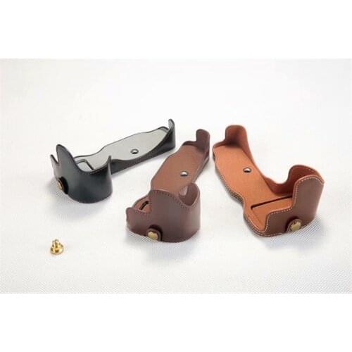 Half PU leather case bag grip cover Buttom for Nikon Z7 or Z6