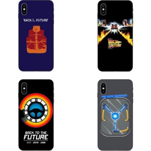 TPU Coque For Huawei nova 2 2S 3i 4 4e 5i Y3 Y5 II Y6 Y7 Y9 Lite Plus Prime Pro 2017 2018 2019 Car Back To The Future Retro