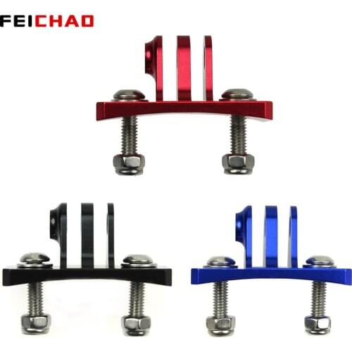 XT-XINTE CNC Skydiving Helmet Fixed Mount Holder Adapter Mounts for Insta360 ONE R for GOPRO9/8/MAX for Osmo Action