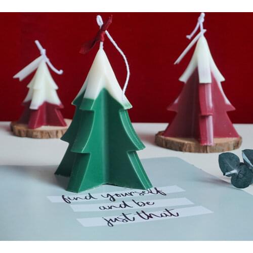 DIY Christmas Tree Candle Mould Handmade Candle Plastic Mold Christmas Candle Pc Mold Cross Shape Christmas Tree Plastic Mold