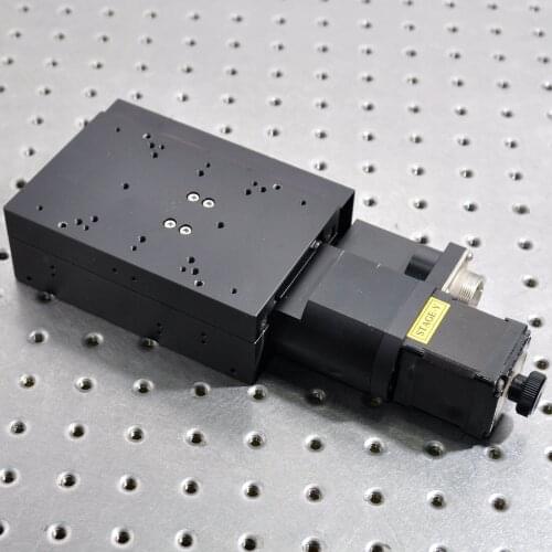 K102-60LAS electric precision stepping linear guide fine-tuning displacement sliding table aluminum alloy 80*130mm