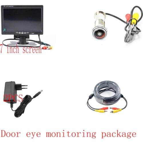 Mini Home Video Peephole Door Hole Camera 800TVL HD Door Eye CCTV Wired Security Camera